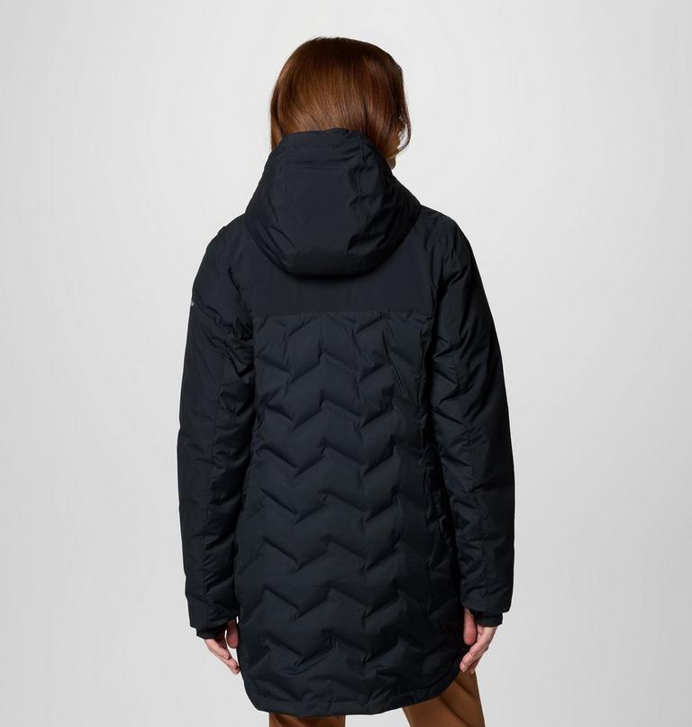 Women's Mountain Croo III Waterproof Hooded Mid Down Jacket, Color: Black, image 2