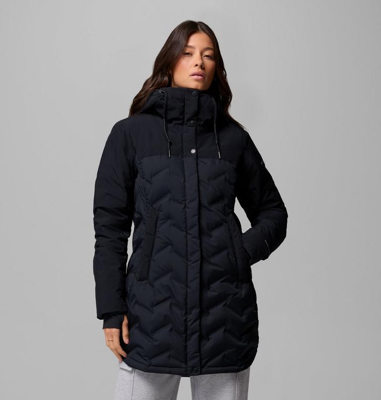 Women's Mountain Croo III Mid Down Jacket, Color: Black, image 1
