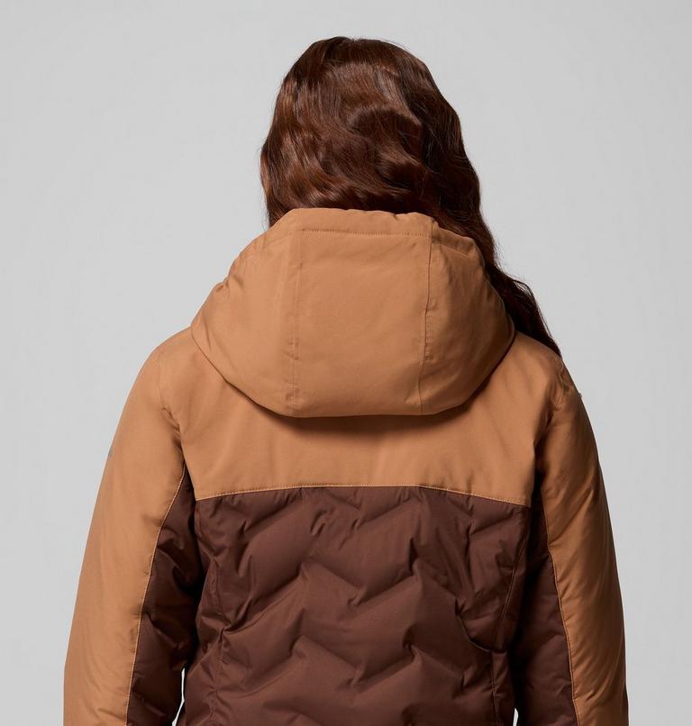 Women's Mountain Croo III Waterproof Hooded Mid Down Jacket, Color: Tobacco, Camel Brown, image 10