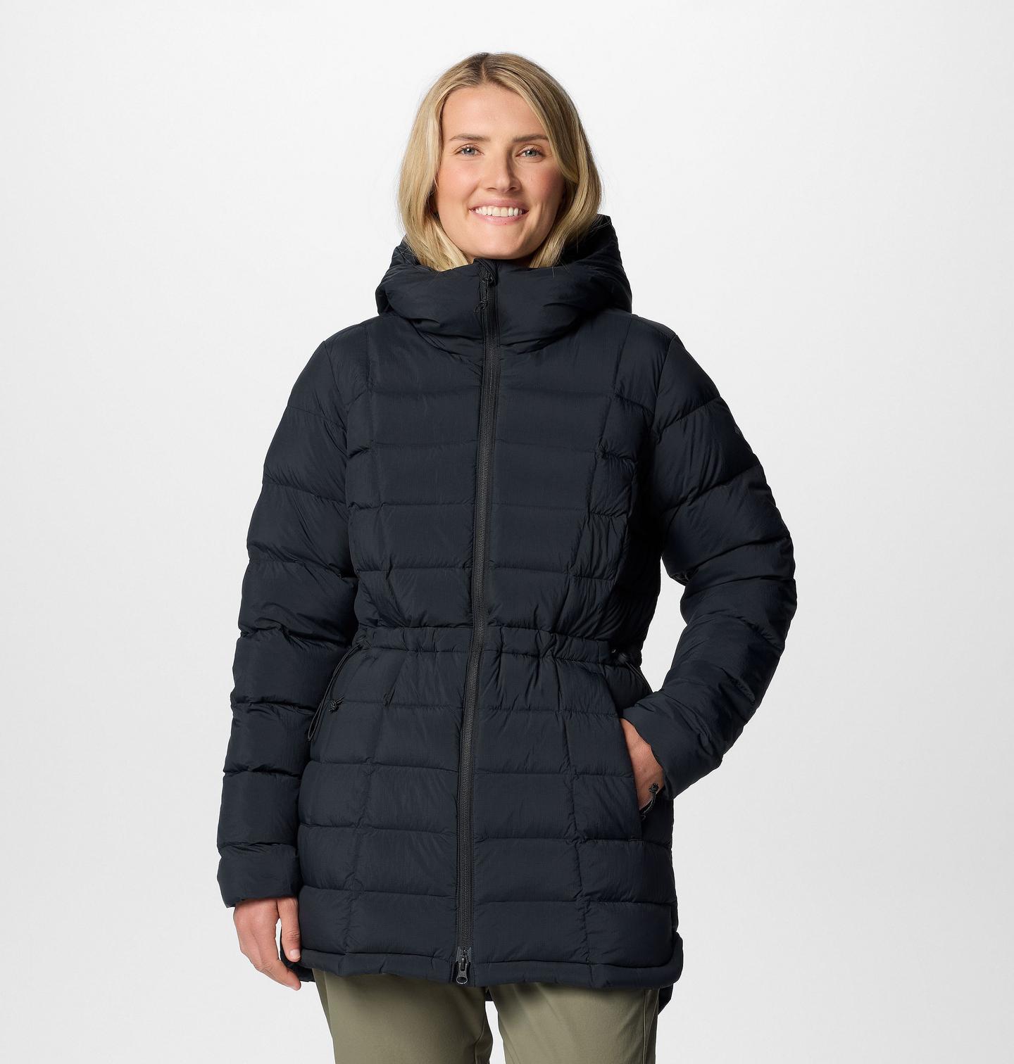 Женская куртка Columbia Ardenwood Mid Down Jacket, цвет: Чёрный — фото 1