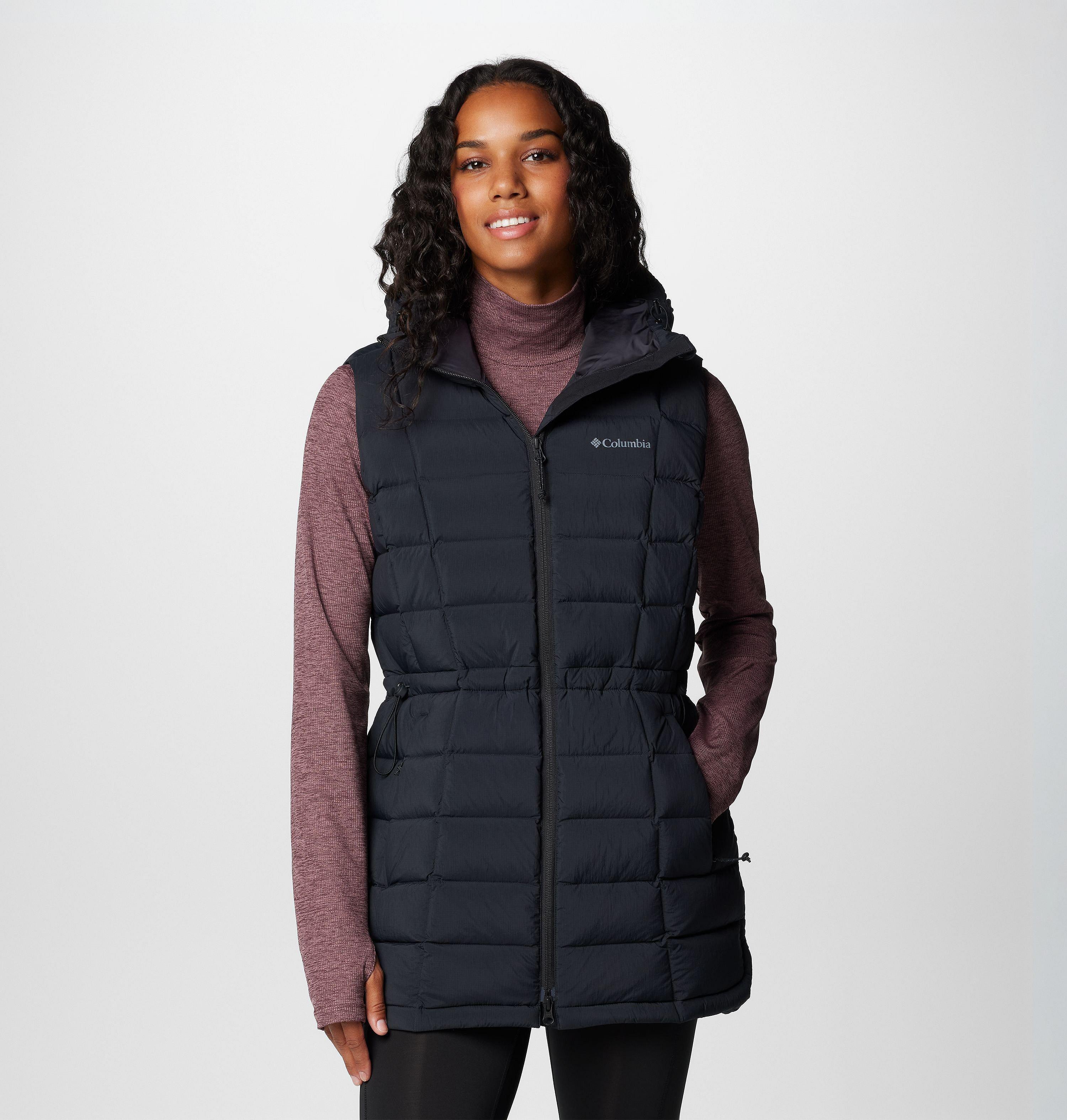Columbia Women's Ardenwood  Mid hooded Down Vest-