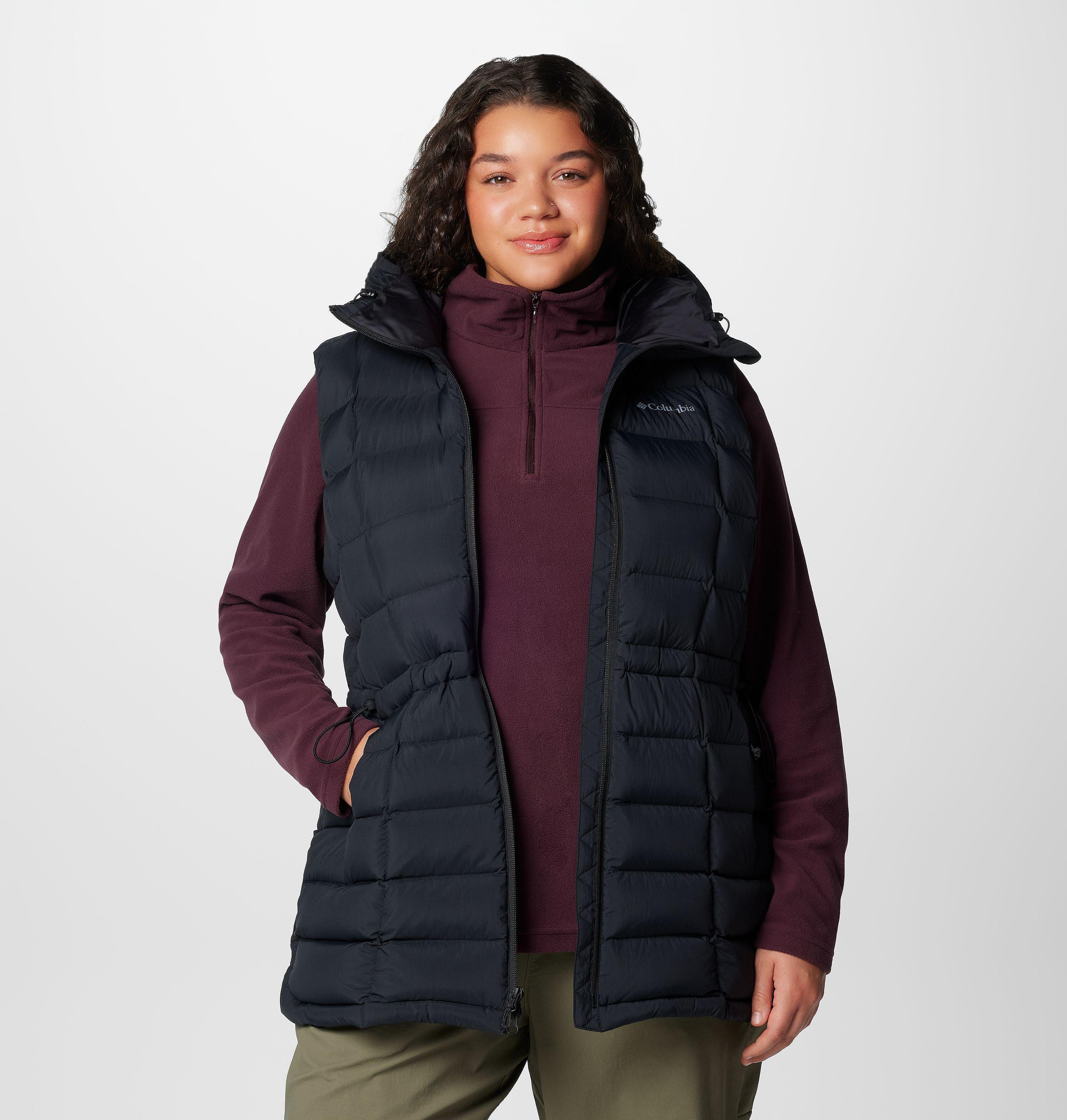 Women's Ardenwood Mid Down Hooded Vest - Plus | Columbia