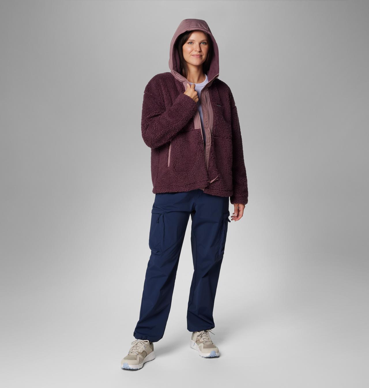 Women's Boundless Discovery™ Hooded Sherpa Jacket | 607 | XS 3