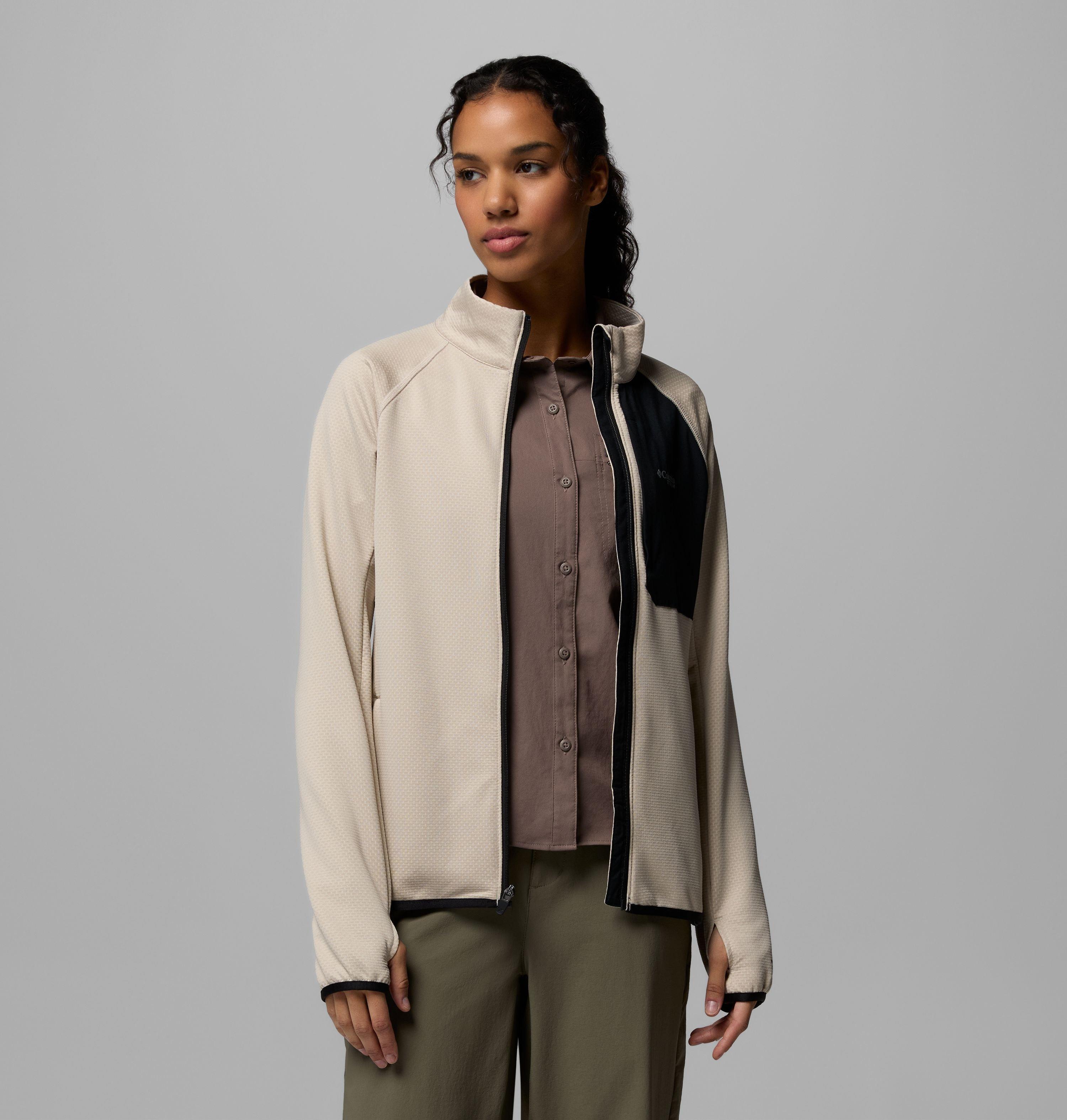 Manteau à fermeture éclair pleine longueur en tissu polaire quadrillé Triple Canyon pour femme 5