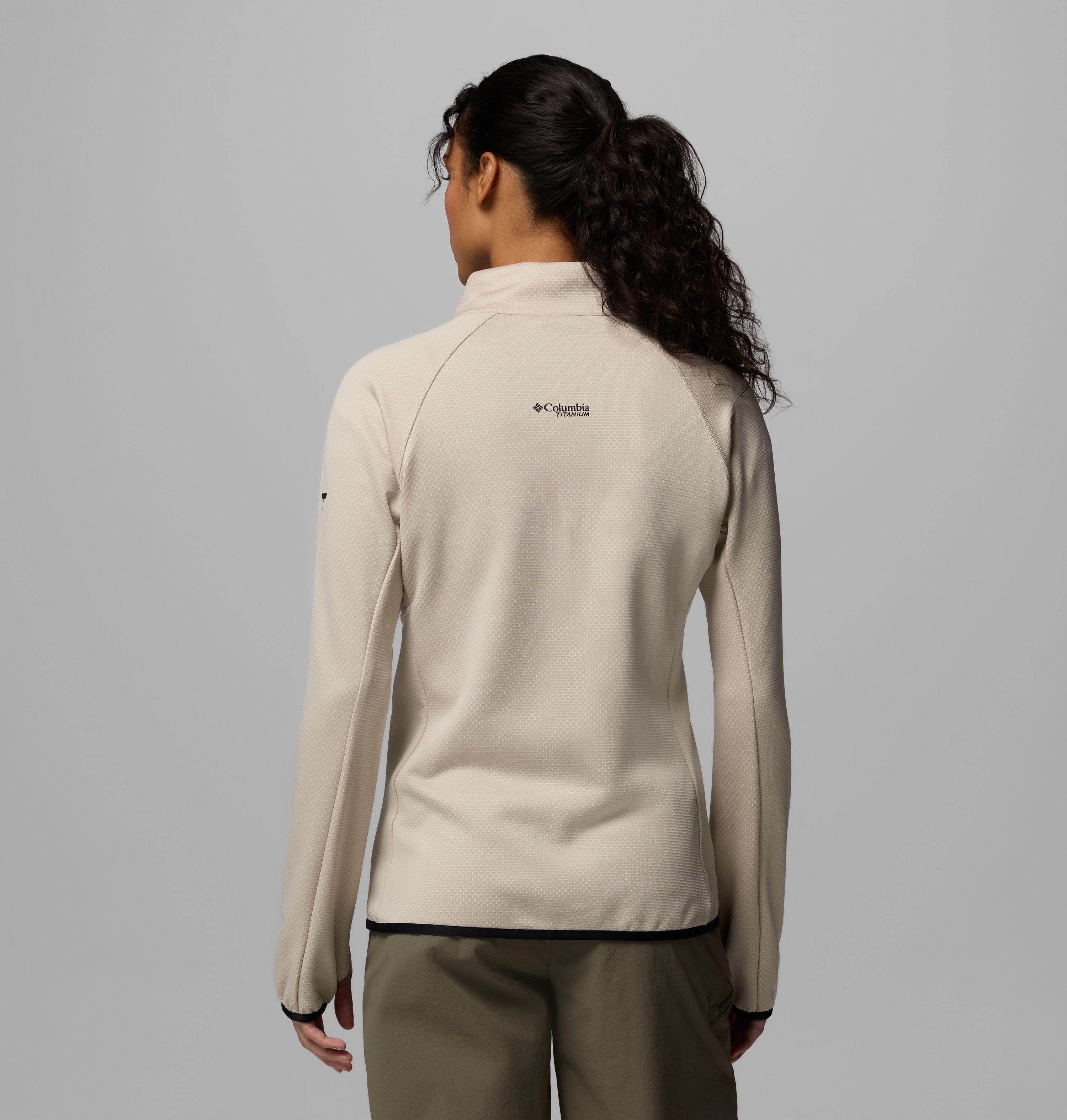 Manteau à fermeture éclair pleine longueur en tissu polaire quadrillé Triple Canyon pour femme 3