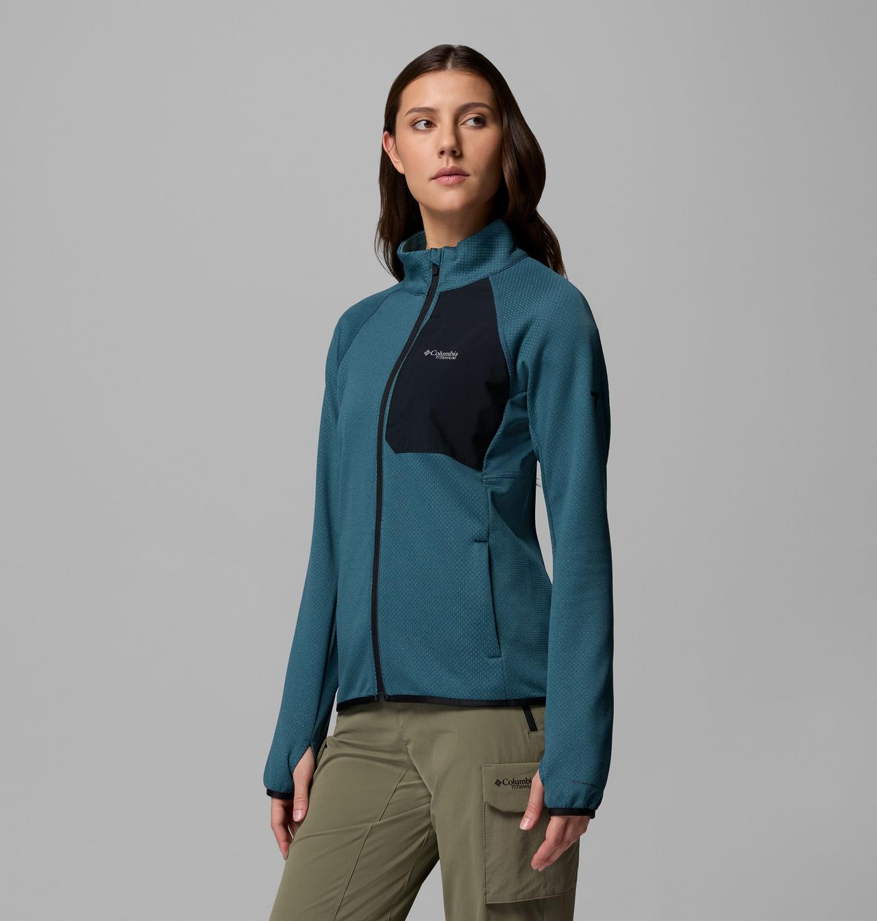 Women's Triple Canyon™ Grid Fleece Full Zip Jacket | 428 | L 4