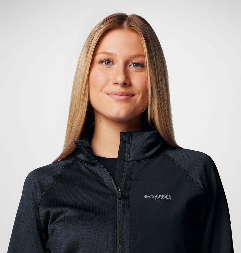 Women's Triple Canyon Technical Grid Fleece Jacket, Color: Black, image 5