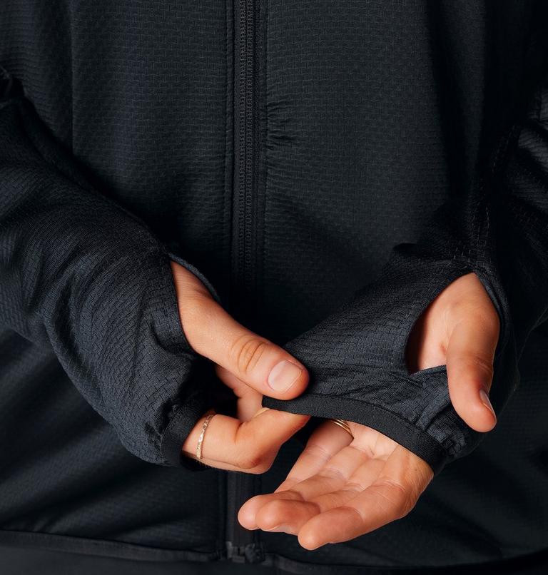 Women's Triple Canyon Technical Grid Fleece Jacket, Color: Black, image 6