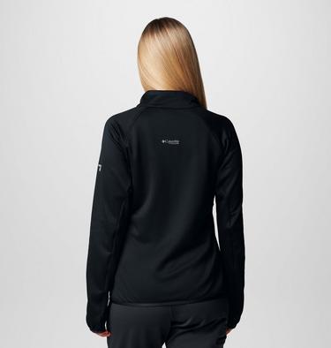 Chaqueta técnica de forro polar con diseño de cuadrícula Triple Canyon para mujer, Color: Black, image 10