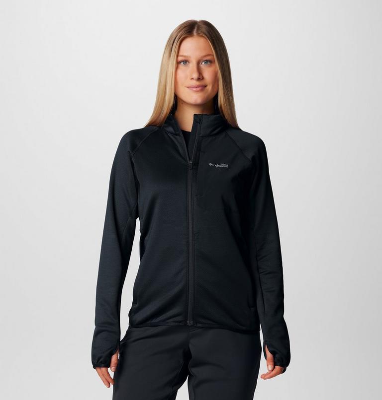 Women's Triple Canyon Technical Grid Fleece Jacket, Color: Black, image 1