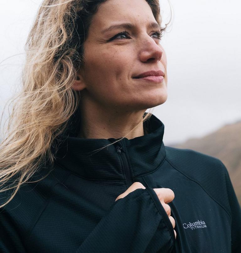 Women's Triple Canyon Technical Grid Fleece Jacket, Color: Black, image 9