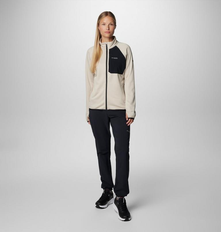 Triple Canyon Grid Fleece FZ, Color: Dark Stone Heather, Black, image 3