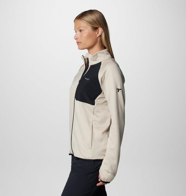 Triple Canyon Grid Fleece FZ, Color: Dark Stone Heather, Black, image 4