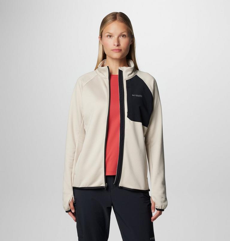Triple Canyon Grid Fleece FZ, Color: Dark Stone Heather, Black, image 8