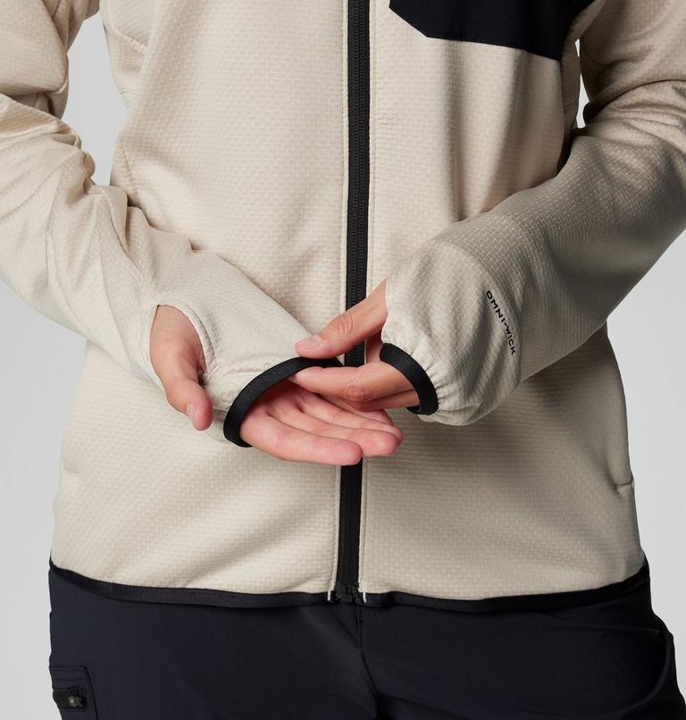 Triple Canyon Grid Fleece FZ, Color: Dark Stone Heather, Black, image 9