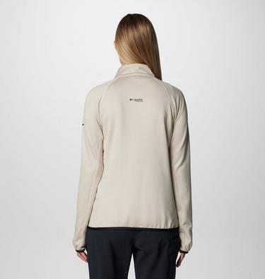 Chaqueta técnica de forro polar con diseño de cuadrícula Triple Canyon para mujer, Color: Dark Stone Heather, Black, image 8