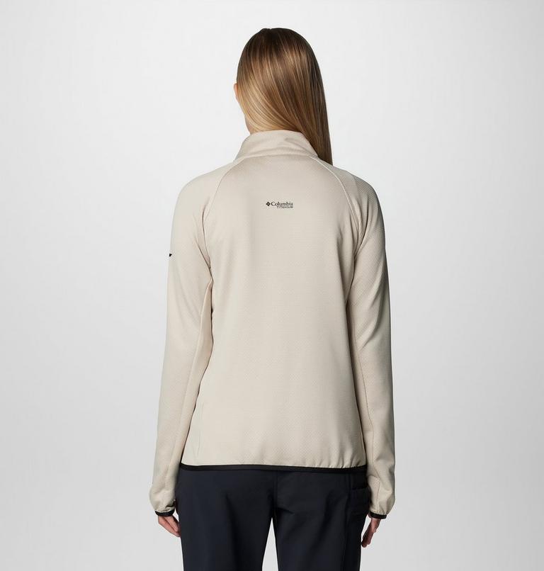 Triple Canyon Grid Fleece FZ, Color: Dark Stone Heather, Black, image 2