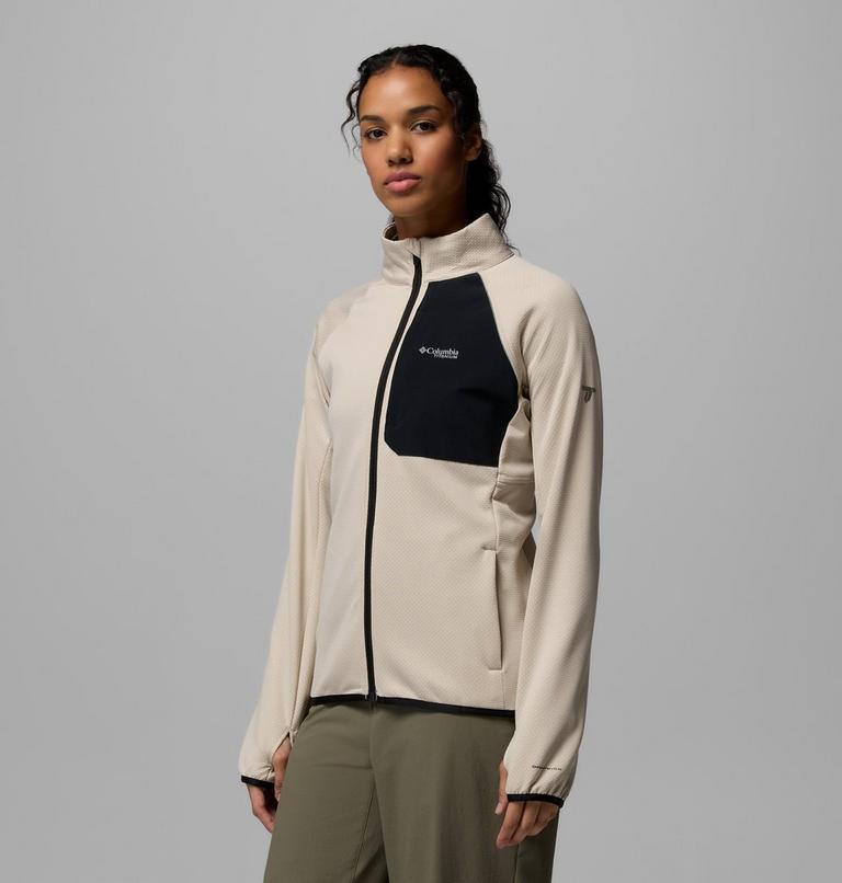 Women's Triple Canyon Technical Grid Fleece Jacket, Color: Dark Stone, Black, image 4