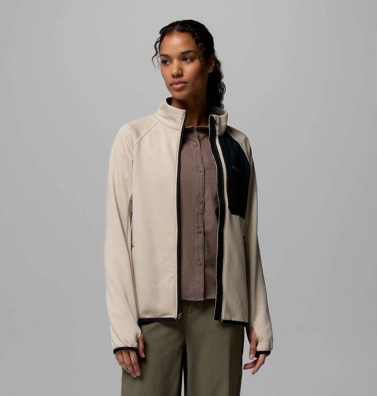 Women's Triple Canyon Technical Grid Fleece Jacket, Color: Dark Stone, Black, image 5