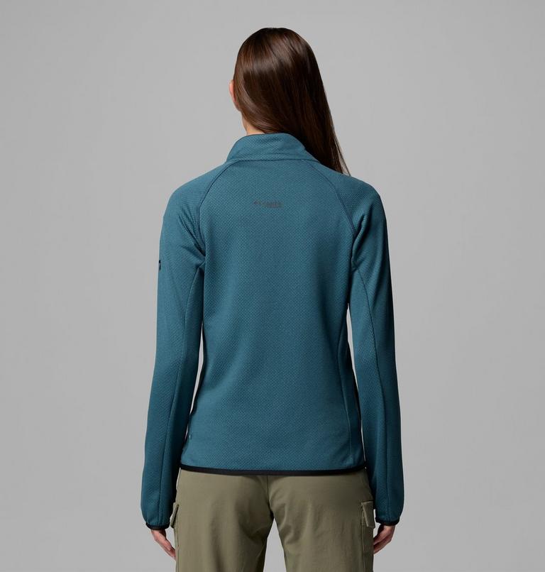 Women's Triple Canyon Technical Grid Fleece Jacket, Color: Everblue, image 3