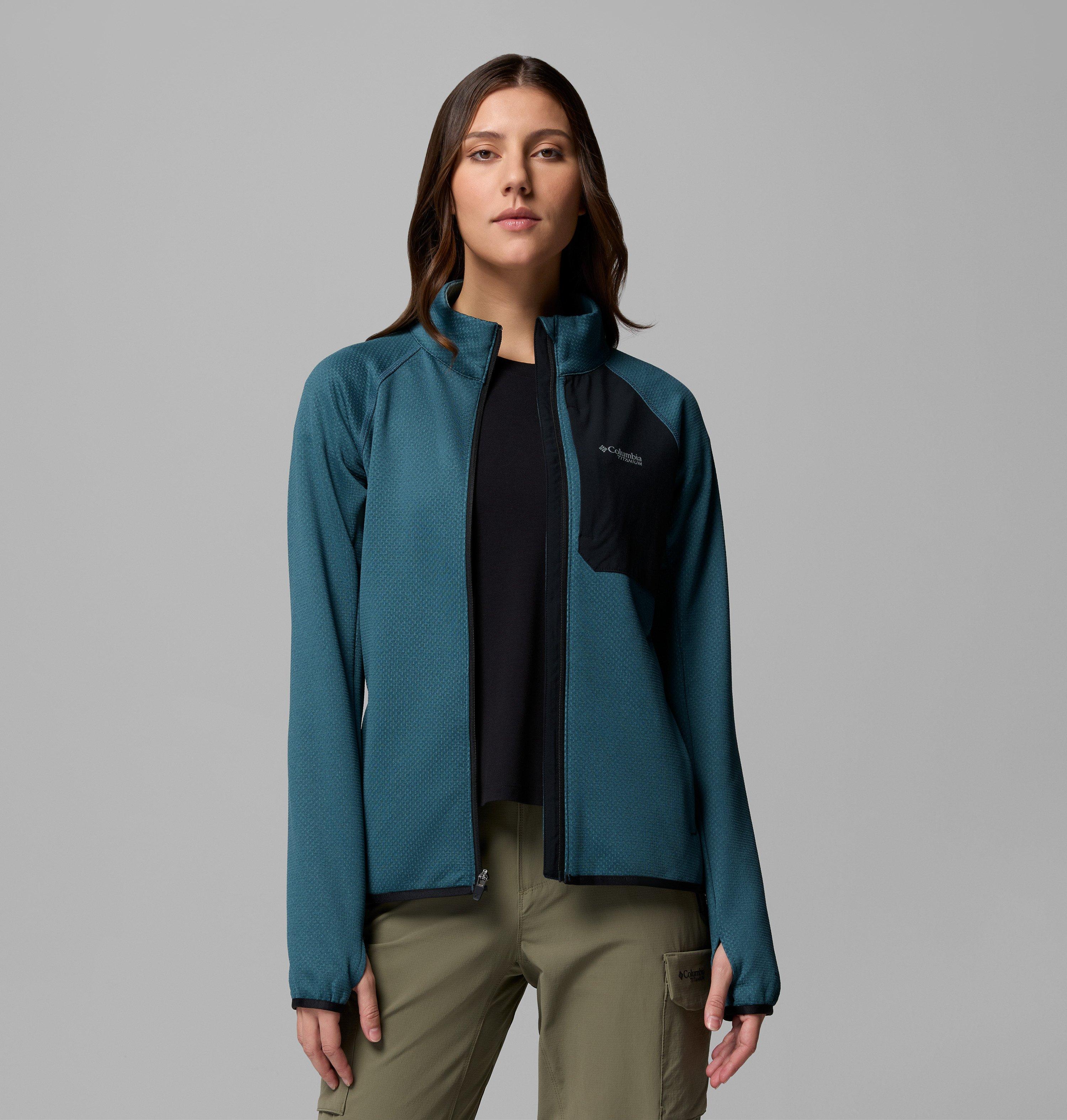 Columbia Sportswear Women's Blue Columbia - Triple Canyon™ Technical Grid Fleece Jacket - Ever Large