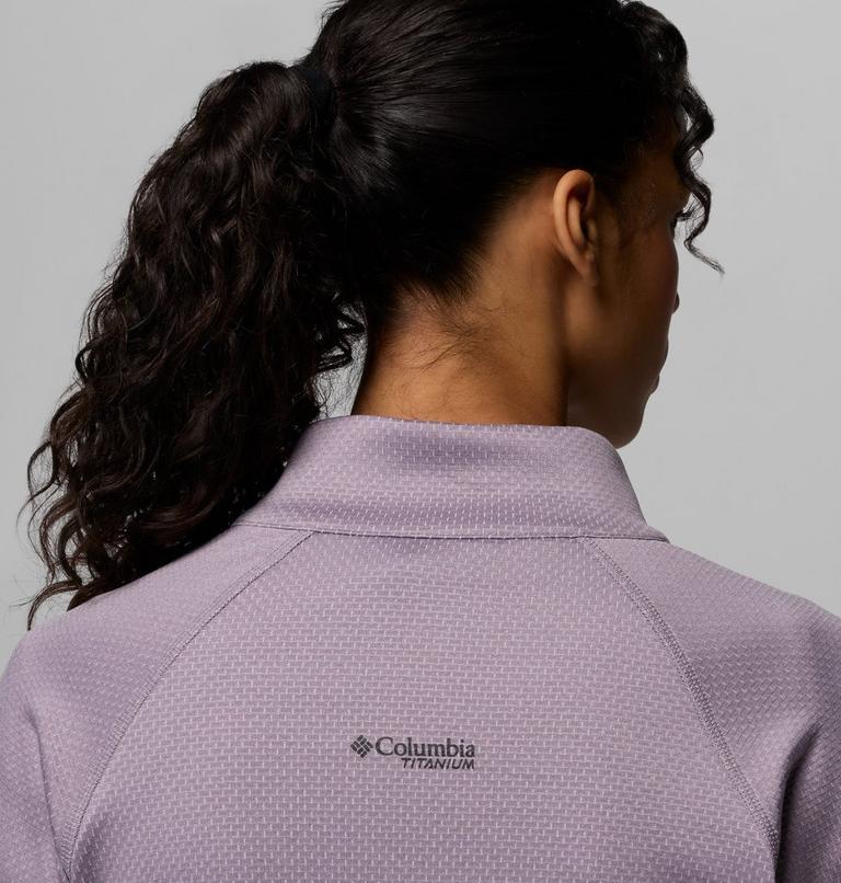 Women's Triple Canyon Technical Grid Fleece Jacket, Color: Shale Purple, image 7