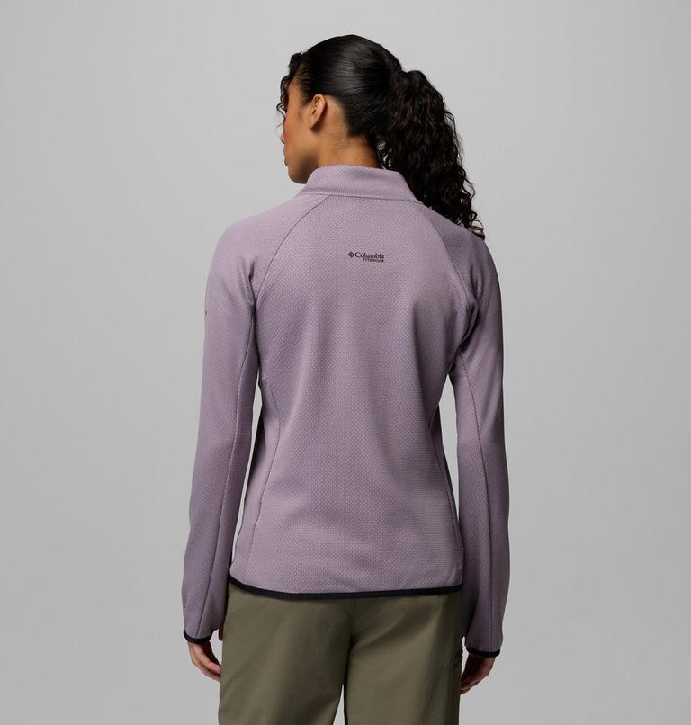 Women's Triple Canyon Technical Grid Fleece Jacket, Color: Shale Purple, image 3