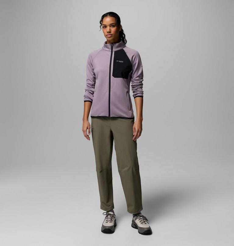 Women's Triple Canyon Technical Grid Fleece Jacket, Color: Shale Purple, image 2