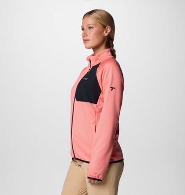 Women's Triple Canyon Technical Grid Fleece Jacket, Color: Alpenglow, image 3