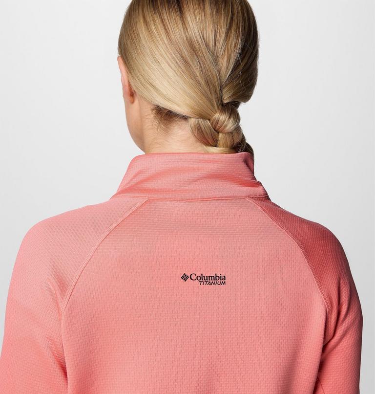 Women's Triple Canyon Technical Grid Fleece Jacket, Color: Alpenglow, image 5