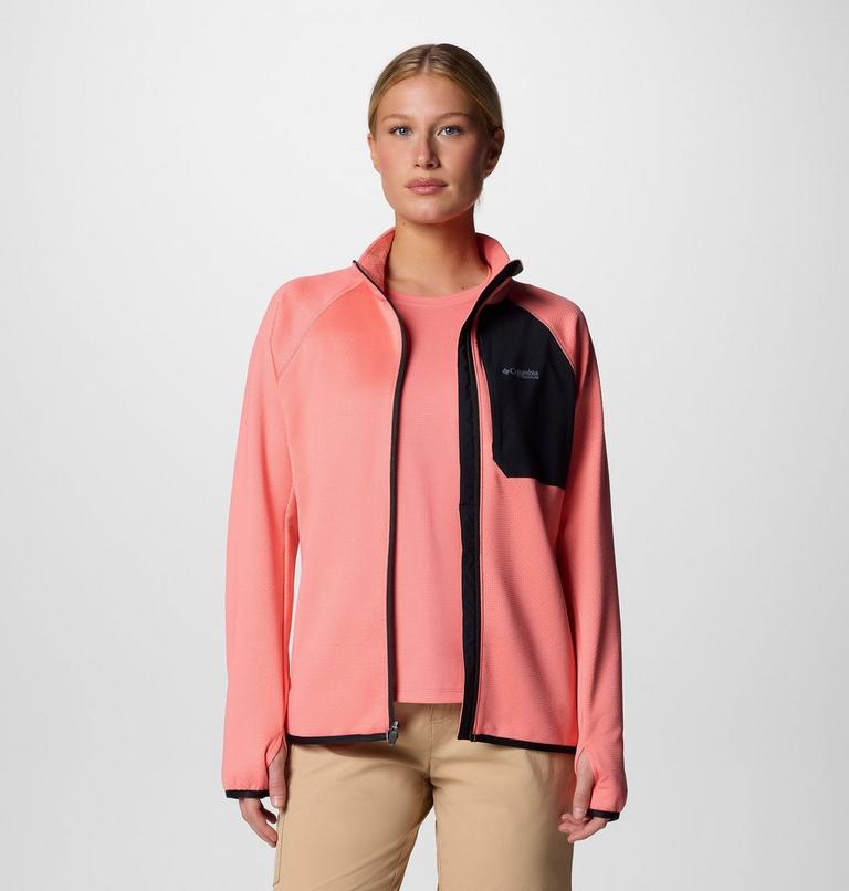 Women's Triple Canyon Technical Grid Fleece Jacket, Color: Alpenglow, image 7