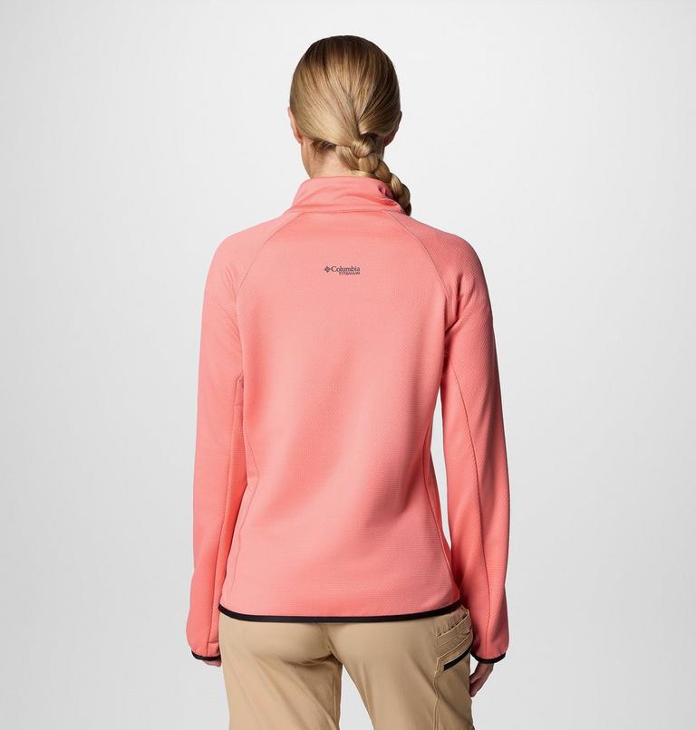 Women's Triple Canyon Technical Grid Fleece Jacket, Color: Alpenglow, image 2