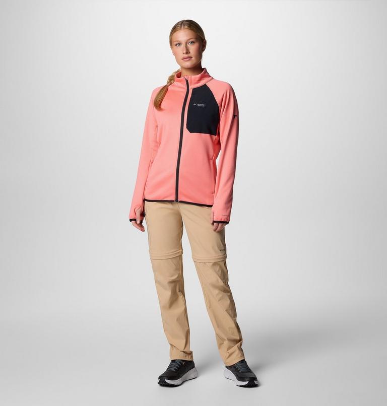 Women's Triple Canyon Technical Grid Fleece Jacket, Color: Alpenglow, image 8