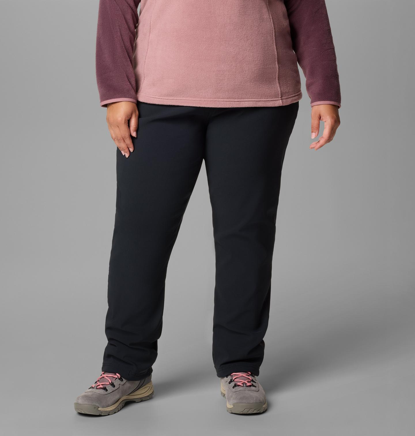 Женские брюки Columbia Back Beauty High-Rise Pants - Plus Size, цвет: Чёрный — фото 1