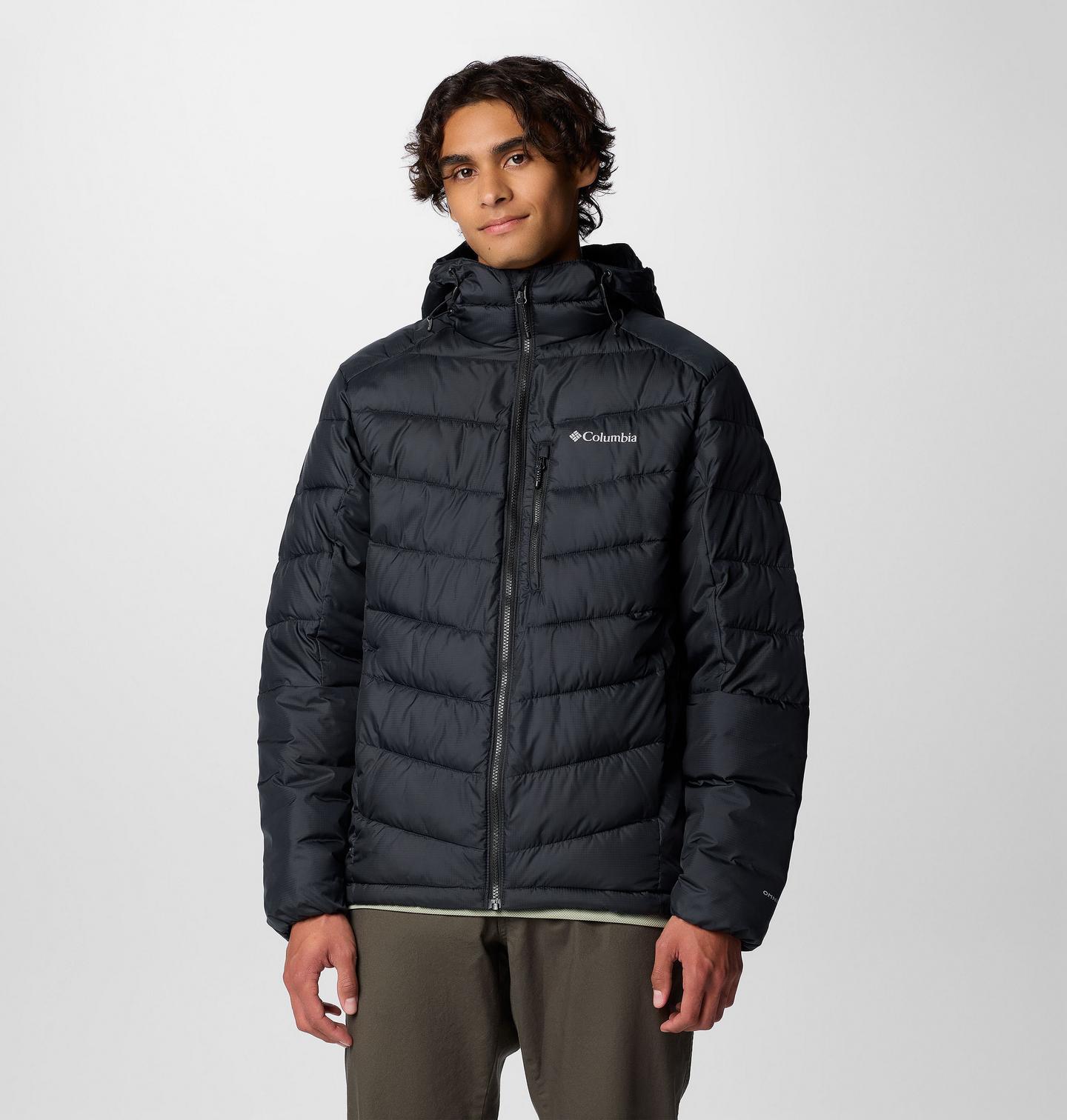 Мужская куртка Columbia Labyrinth Loop II Hooded - Tall, цвет: Чёрный — фото 1