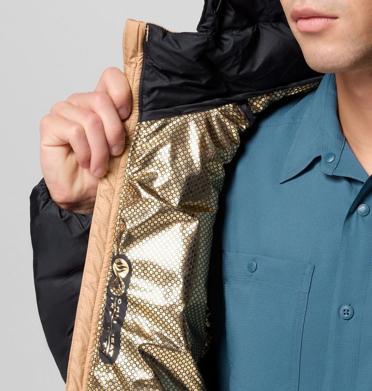 Men's Labyrinth Loop II Insulated Hooded Jacket, Color: Canoe, Black, image 6
