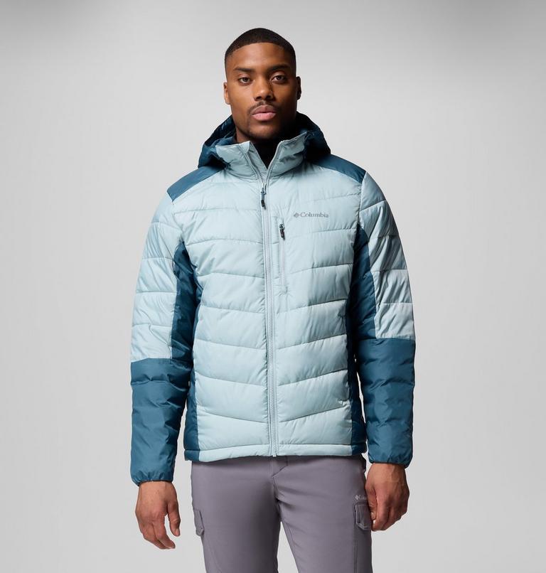 Men's Labyrinth Loop II Insulated Hooded Jacket, Color: Crushed Blue, Everblue, image 1
