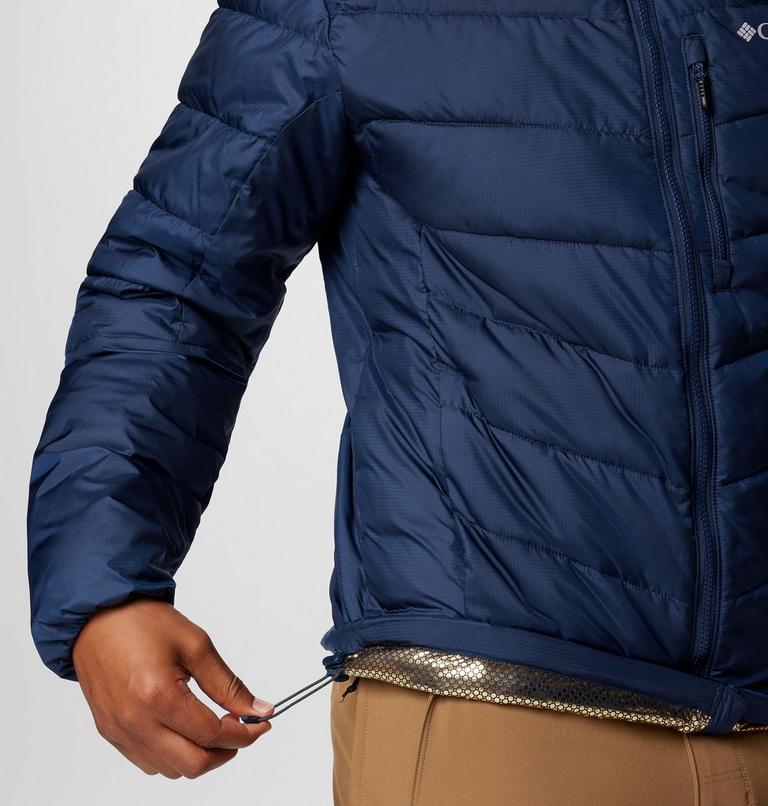 Men's Labyrinth Loop II Insulated Hooded Jacket, Color: Collegiate Navy, image 8