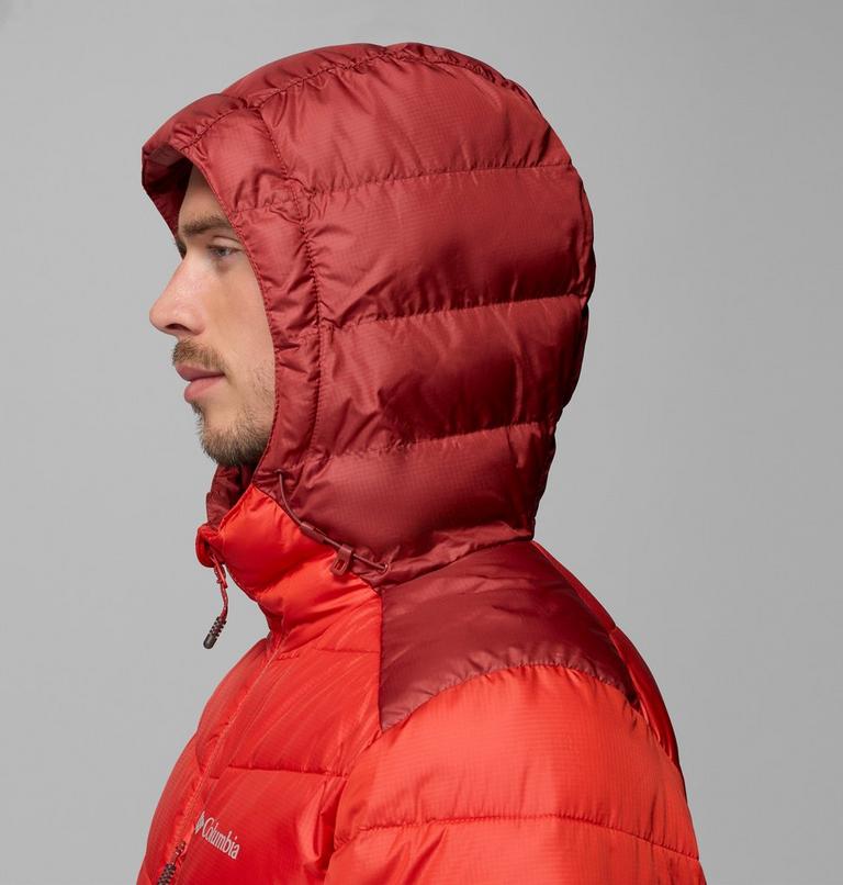 Men's Labyrinth Loop II Insulated Hooded Jacket, Color: Super Sonic, Red Oxide, image 7