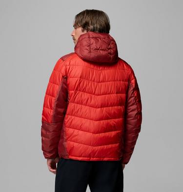 Men's Labyrinth Loop II Insulated Hooded Jacket, Color: Super Sonic, Red Oxide, image 3