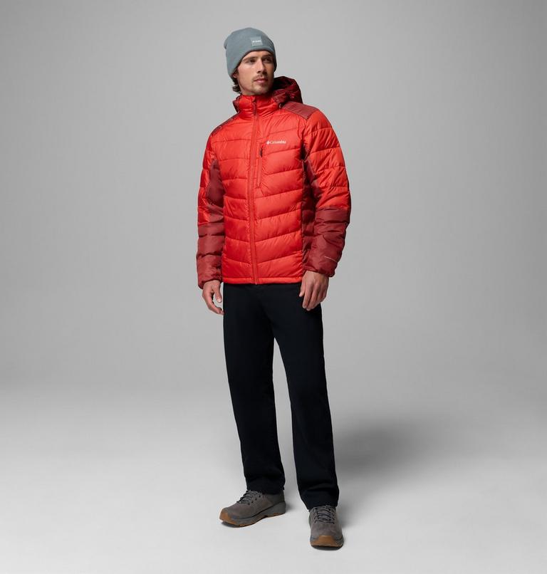 Men's Labyrinth Loop II Insulated Hooded Jacket, Color: Super Sonic, Red Oxide, image 2