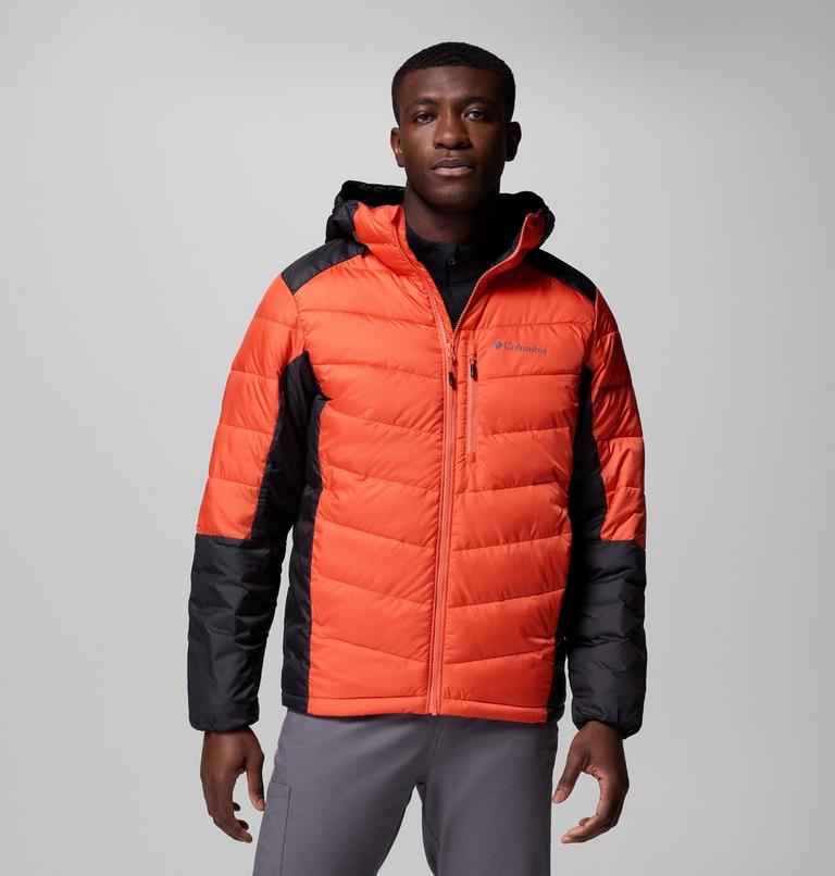 Men's Labyrinth Loop II Insulated Hooded Jacket, Color: Zing, Shark, image 1