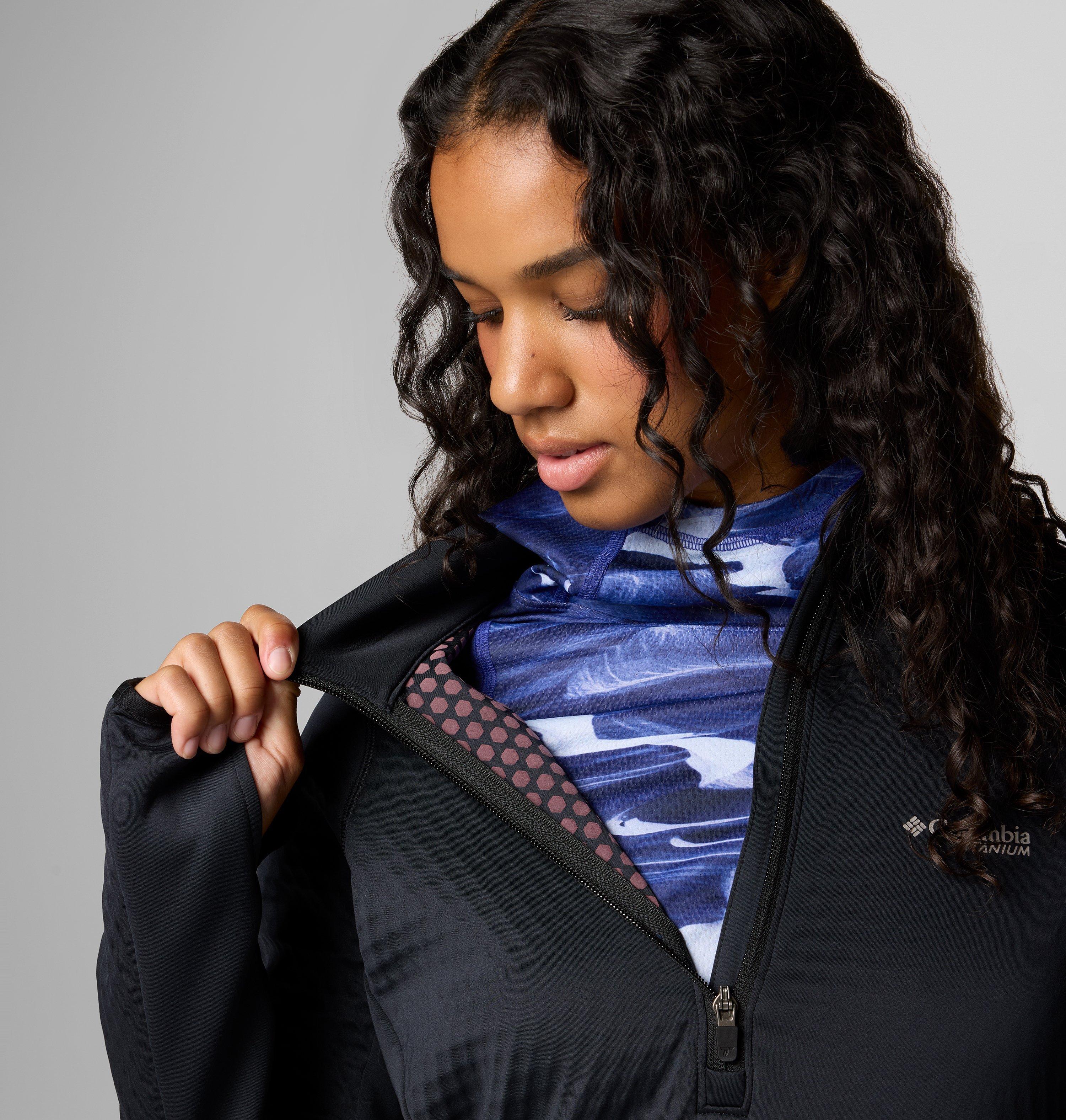 Women's Crystal Leaf Omni-Heat Helix Half Zip Pullover 7
