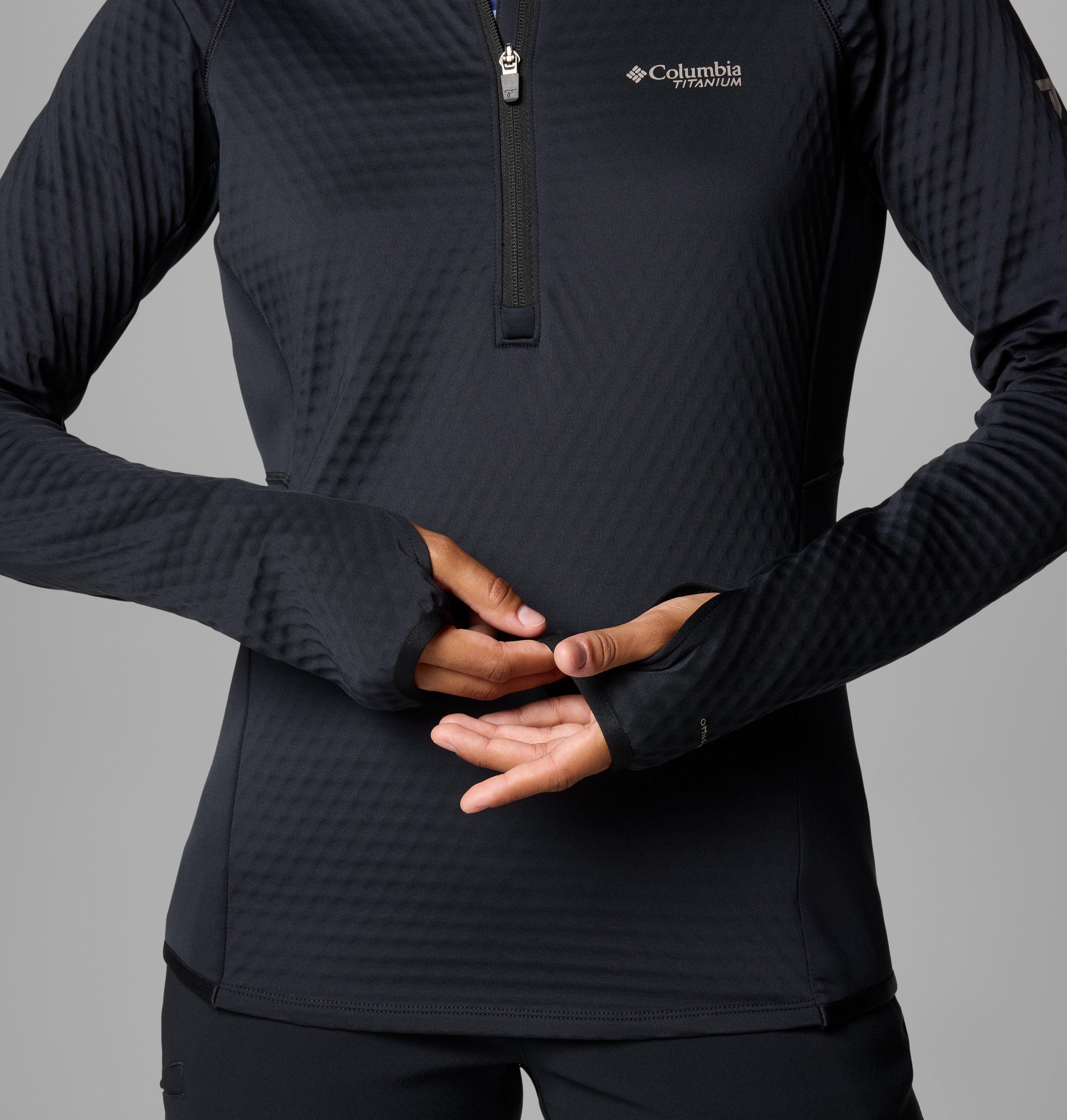 Women's Crystal Leaf Omni-Heat Helix Half Zip Pullover 8