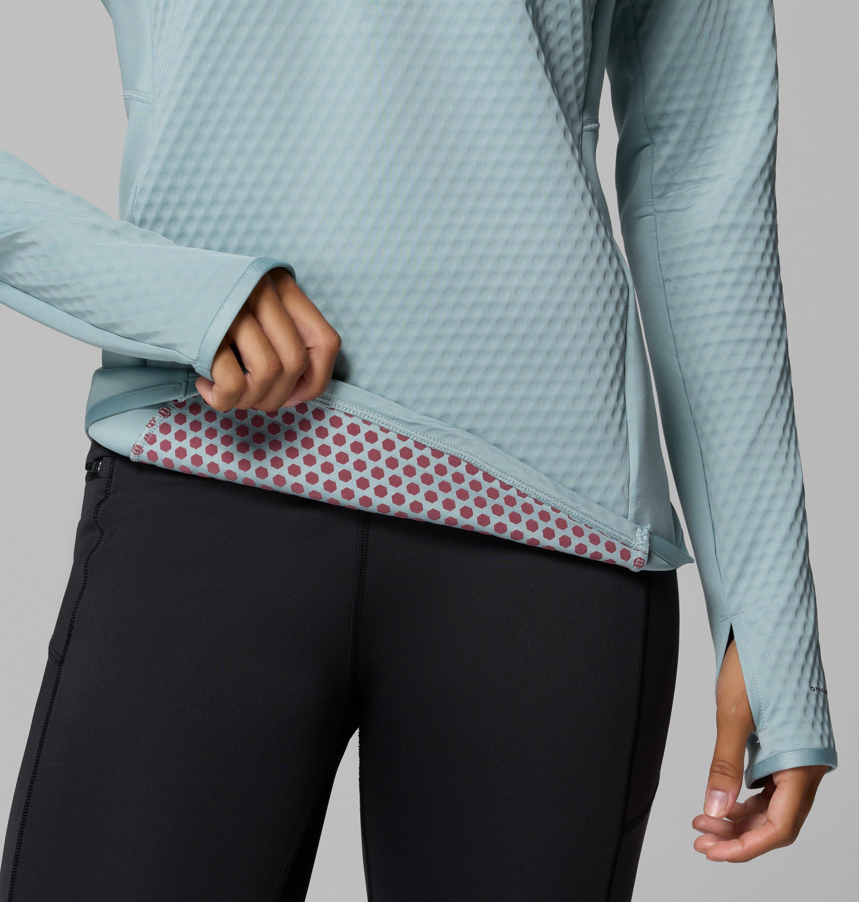 Women's Crystal Leaf Omni-Heat Helix Half Zip Pullover 5
