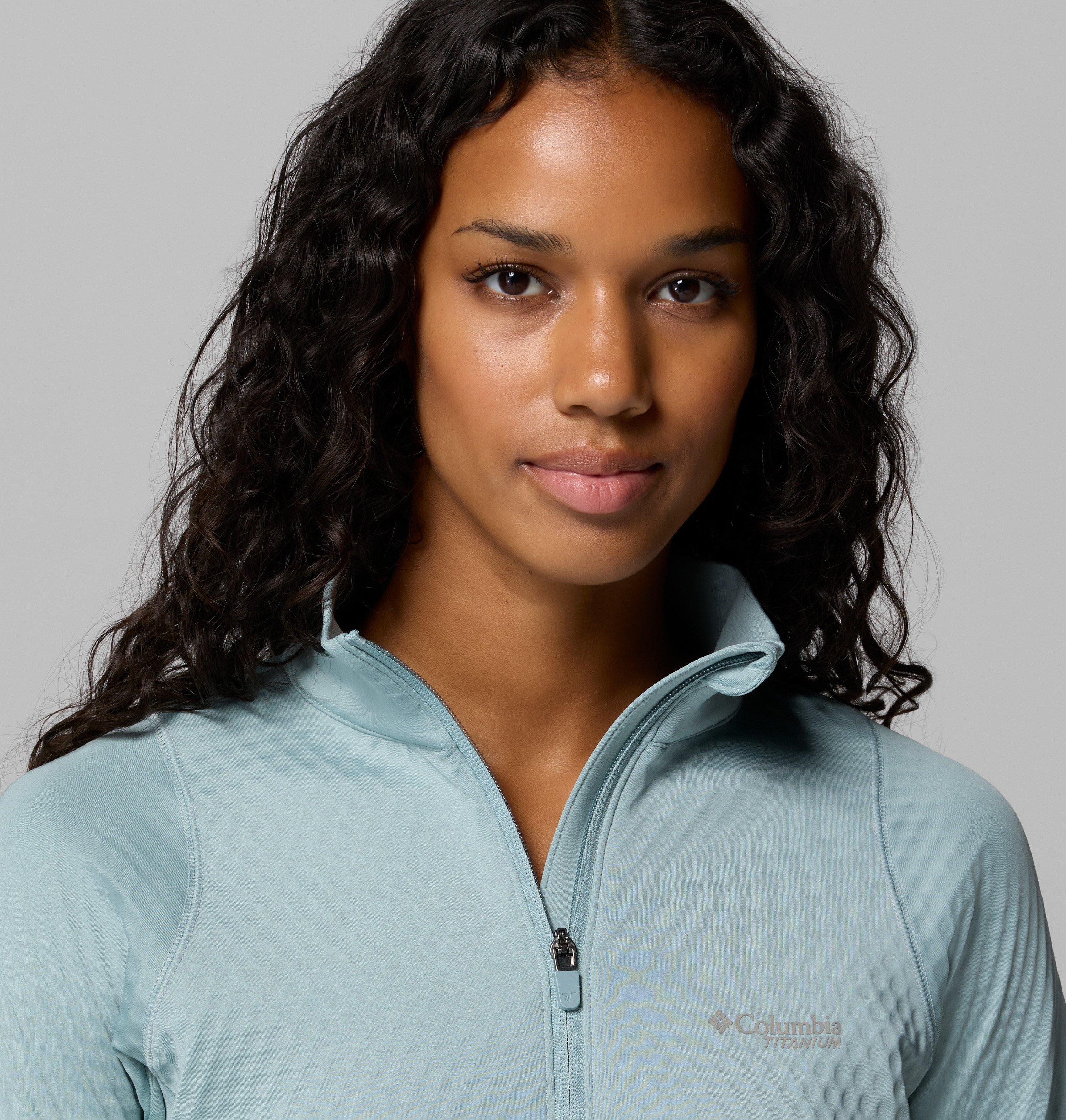 Women's Crystal Leaf Omni-Heat Helix Half Zip Pullover 6