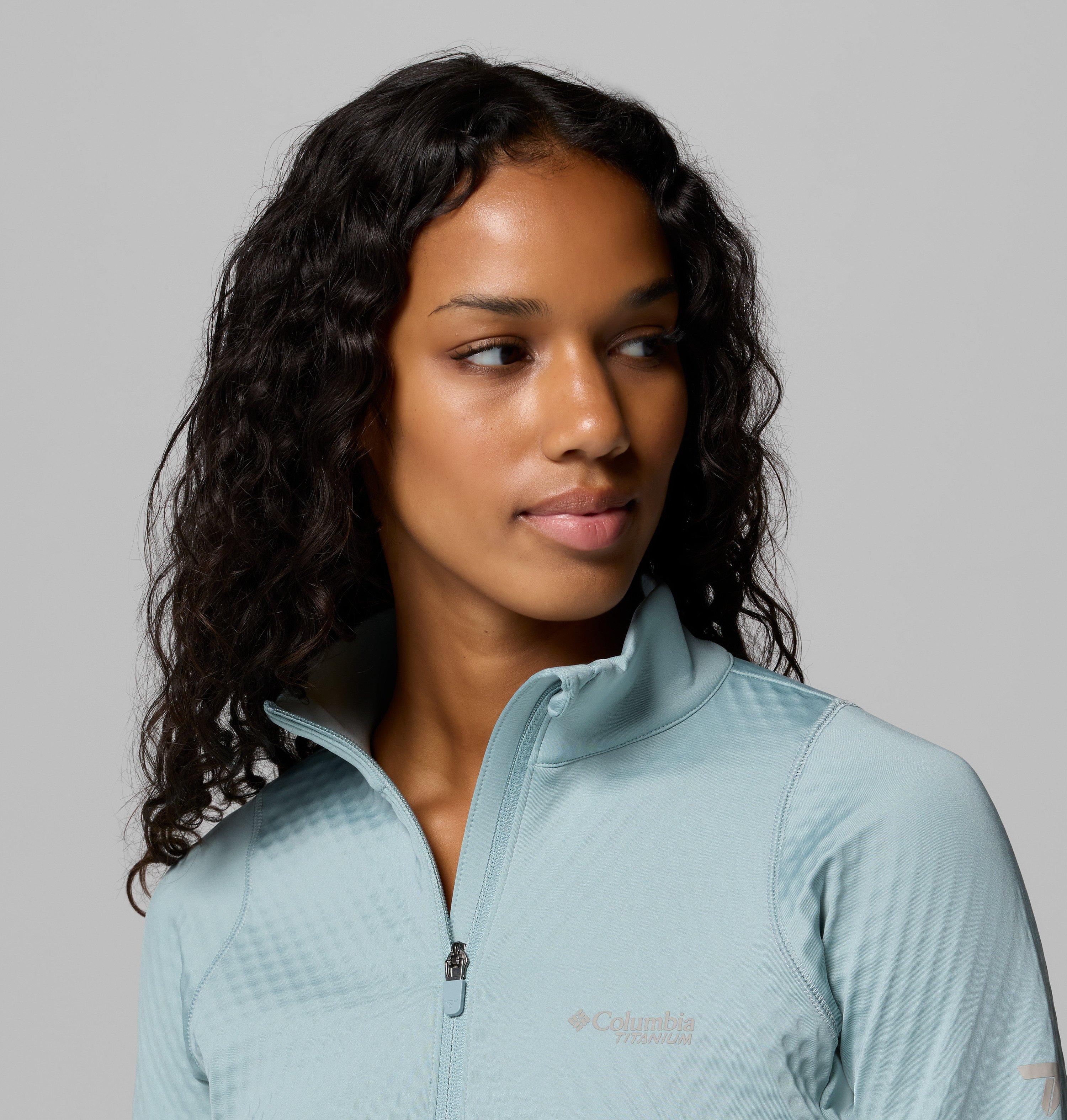 Women's Crystal Leaf Omni-Heat Helix Half Zip Pullover 8