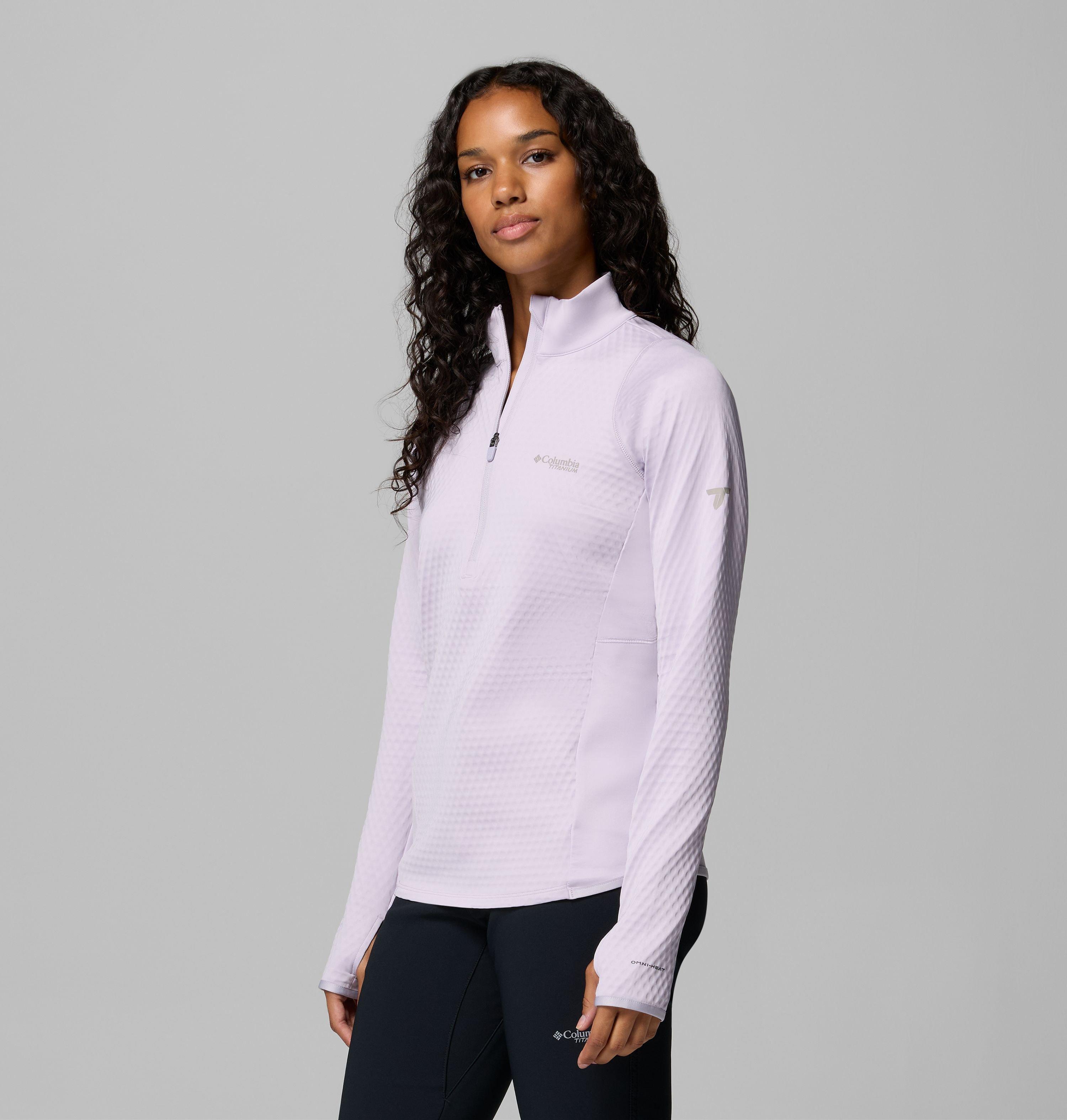 Women's Crystal Leaf Omni-Heat Helix Half Zip Pullover | Columbia