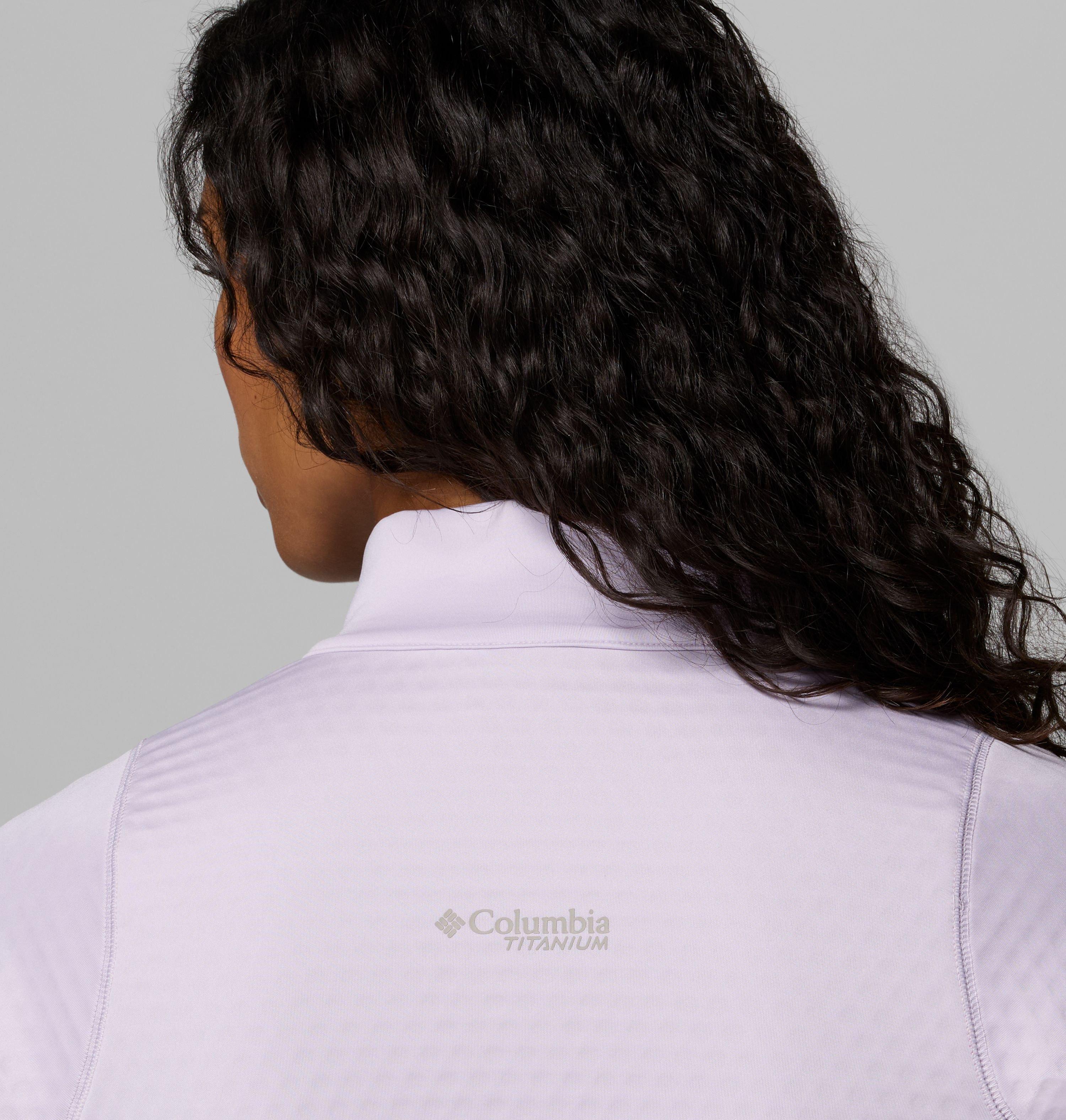 Women's Crystal Leaf Omni-Heat Helix Half Zip Pullover 8
