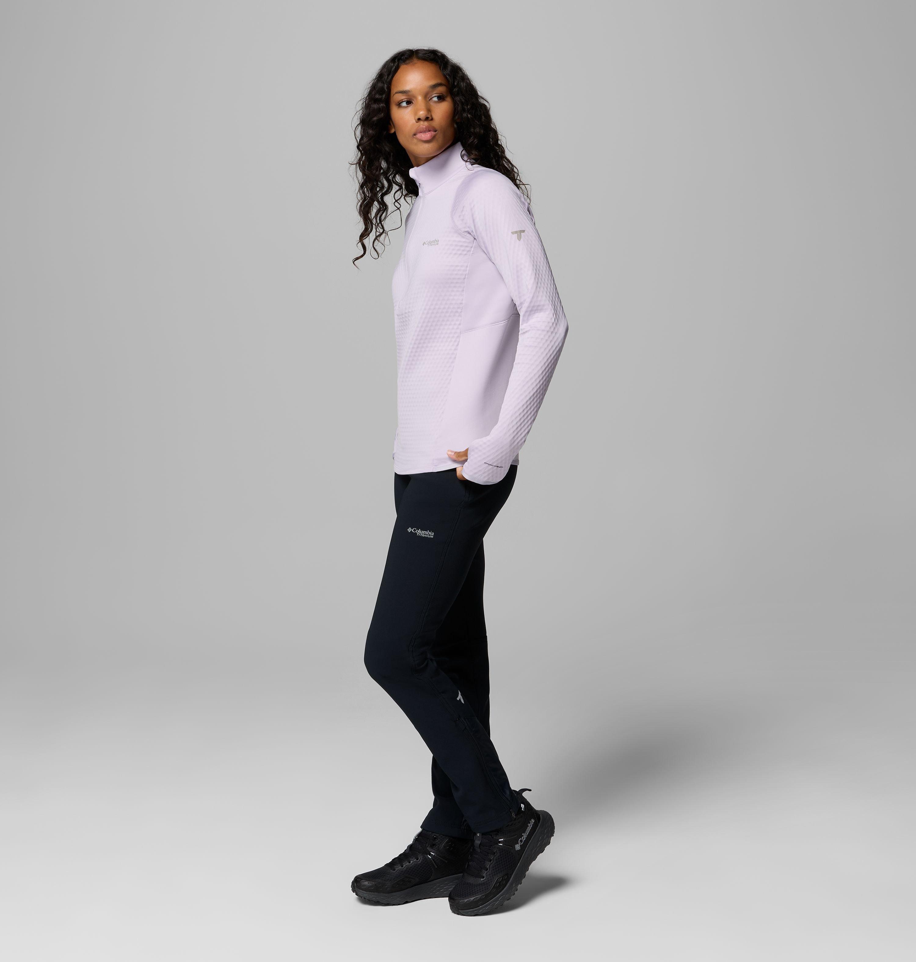 Women's Crystal Leaf Omni-Heat Helix Half Zip Pullover 2